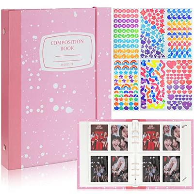 Photocard Binder A5 Kpop Photocard Holder Book, 200 Pockets Kpop Photocard  Binder, Large Capacity A5 6 Ring Kpop Photo Card Binder Photocard Album