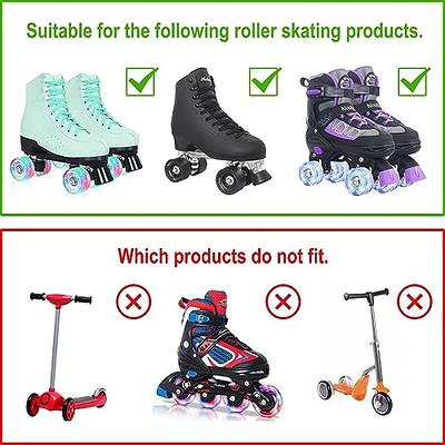 Nattork 8 Pack 82A Light up Roller Skate Wheels 54 * 32mm with Bearings  Installed Luminous Quad Light Up Wheels Skating Accessories For Double Row  Skates Outdoor And Indoor Use (Purple) - Yahoo Shopping