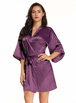 Best Deal for MORFORU Women Bride Bridesmaid One Size Silky Satin