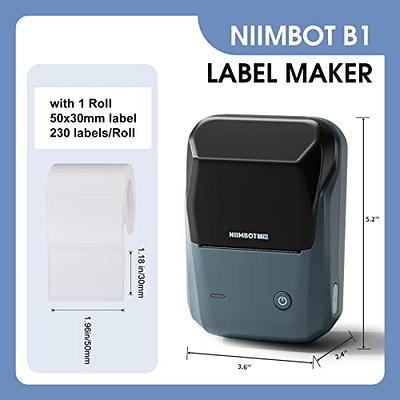 NIIMBOT B1 Label Maker: Print Stickers & Labels Compatible with iOS &  Android for Retail, Office & Supermarket!