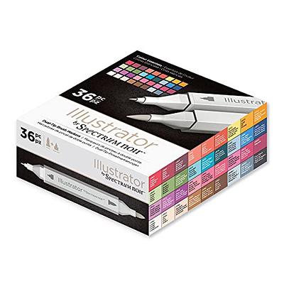 1 Box Washable Marker Set, Soft Tip Markers With 12/24/36/color