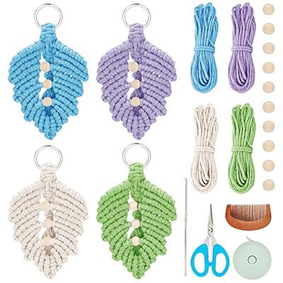 Bead crochet keychain kit, Keychain craft kit, Jewelry makin