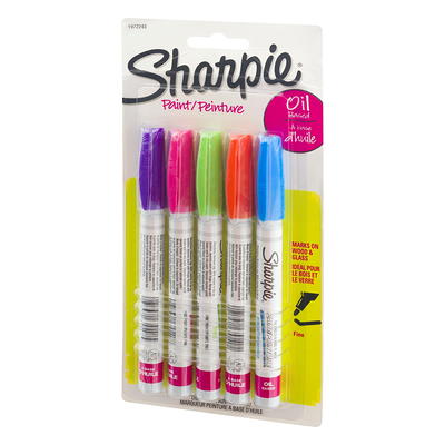 Sharpie Oil Based Paint Markers, Medium Point, Assorted Classic