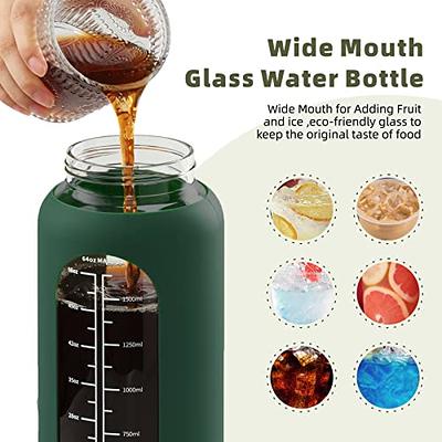 HONEY BIG SLEEVE - Silicone Sleeve: Glass Water Bottle: 32oz