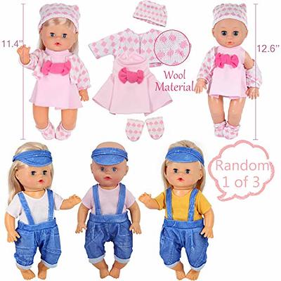 HOAKWA 10 Sets Alive Doll Clothes and Accessories Fits 10-11-12