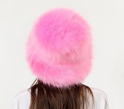 Imitation Fur Fisherman Hat, Faux Fur Bucket Hats Women