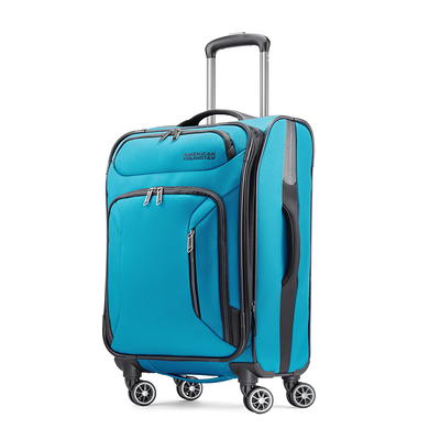 American Tourister Phenom Softside Carry On Spinner Suitcase - Blue