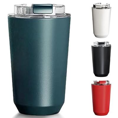 13oz Coffee Mug to Go Stainless Steel Thermos Double Wall Insulated Coffee  Cup Reusable Travel Mug with Leak Proof Lid 