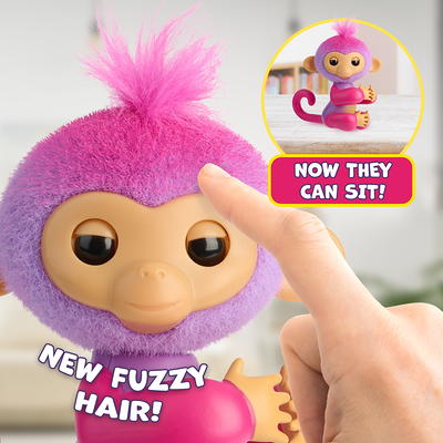 Fingerlings Interactive Baby Monkey Charli, 70+ Sounds & Reactions, Heart  Lights Up, Fuzzy Faux Fur, Reacts to Touch (Ages 5+) 