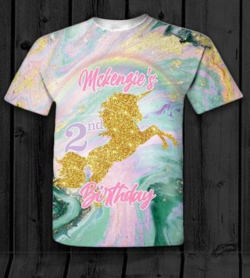 Download Unicorn Birthday Shirt Party All Over Print Svg Clipart Baby Shower Shirt Yahoo Shopping