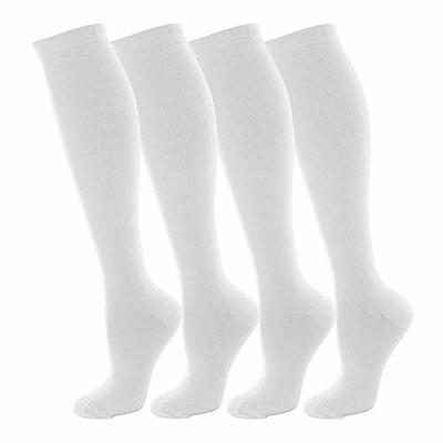 4 Pairs) (S-4XL) Compression Socks Stockings Graduated Support Men's  Women's