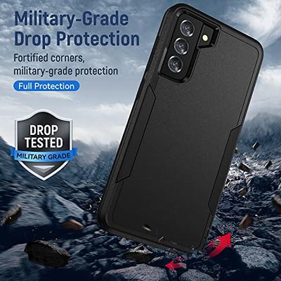 Dexnor for Samsung Galaxy S21 FE Case, [Built in Screen Protector and  Kickstand] Heavy Duty Military Grade Protection Shockproof Protective Cover  for Samsung Galaxy S21 FE 5G, 6.4 inch 