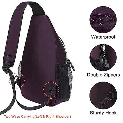 MOSISO Sling Backpack, Multipurpose Crossbody Shoulder Bag Travel Hiking  Daypack, Purple, Medium - Yahoo Shopping