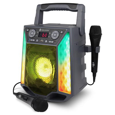 Singing Machine iSM1030BT Bluetooth Karaoke Pedestal, Karaoke Machine with  Speakers, Black