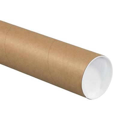 24 - 3 x 15 Kraft Mailing Shipping Packing Storage Tubes With Caps 3x15