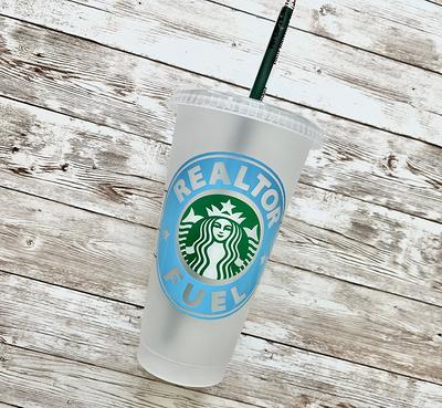 starbucks 24oz reusable cold cup custom vinyl made