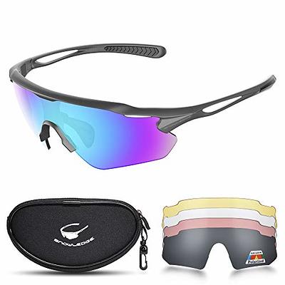Cycling Glasses, TR90 Unbreakable Frame Polarized Sports Sunglasses, Bike  Glasses For Men Women With 5 Interchangeable Lens, Anti-UV400 For Driving  Fishing Golf Baseball Running Hiking - Yahoo Shopping