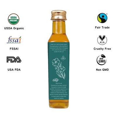 Flaxseed Oil  Organic & Cold Pressed