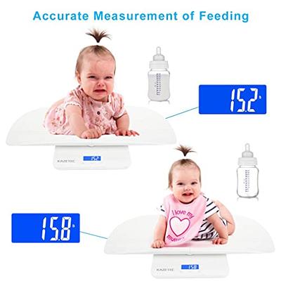 Smart Weigh Comfort Baby Scale with 3 Weighing Modes 44 Pound Capacity Accurate Digital Scale for Infants Toddlers and Babies