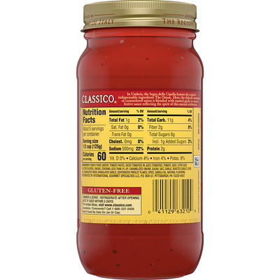 Prego Pasta Sauce, Garden Harvest Chunky Tomato Sauce with Onion and  Garlic, 45 Ounce Jar 