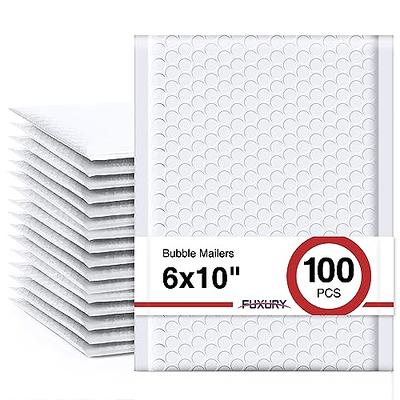 White Bubble Mailers 4x8, Premium Poly Padded Envelopes Mailing Packages  Self Sealing Adhesive Protective Shipping Bags Bubble Mailer, 50-Pack