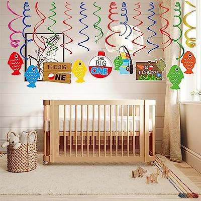 30Ct Gone Fishing Birthday Party Hanging Swirl Decorations, Fishing Theme  The Big One Baby First 1st Birthay Party Supplies, Colorful Fish Swirl  Celling Decorations Little Fisherman Baby Shower Decor - Yahoo Shopping