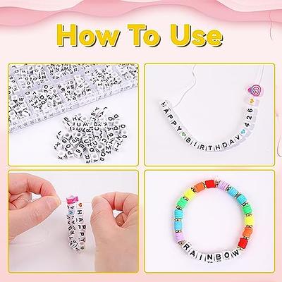 Acrylic Letter Beads Diy, Square Beads Letters