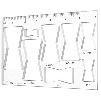 ETFOBMI Router Jig Template, Router Templates for Woodworking, Acrylic  Bowtie Template for Woodworking Butterfly Inlay Template Decorative - Yahoo  Shopping