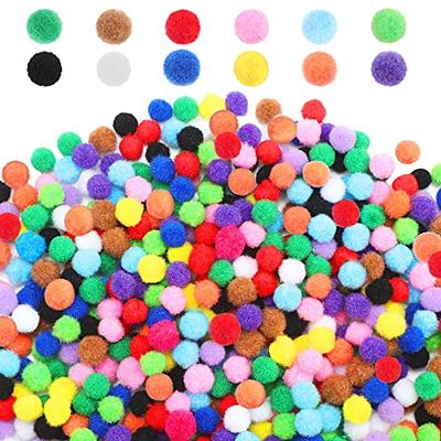 600 Pieces Christmas Pom Poms Fluffy Pom Balls Mini Craft Pompoms for  Christmas DIY Party Decorations (Multi Color, 0.39 Inch) - Yahoo Shopping