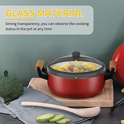 Microwave Glass Plate Cover Lid - Vented and Collapsible Design