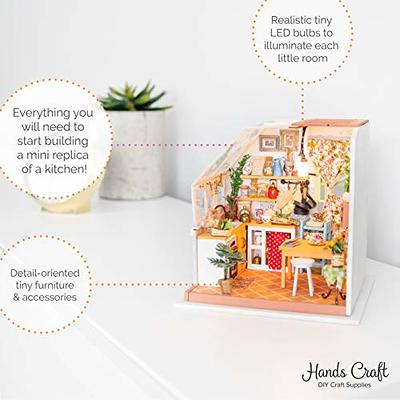 3D DIY Wooden Educational Toys Showcase Miniature Doll House