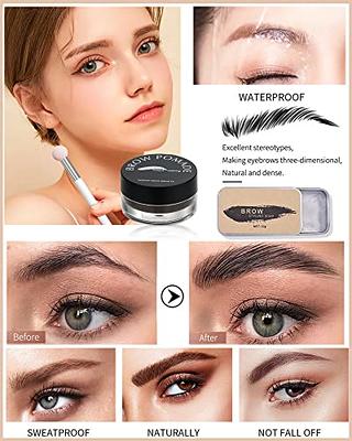  Double-Headed Eye Brow Wax Pen,Waterproof Brow Wax