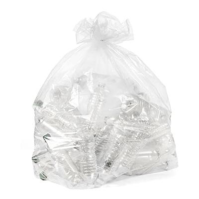 Aluf Plastics 33 gal. 1.5 Mil Equiv. Heavy-Duty Clear Recycling Bags (100-Count)