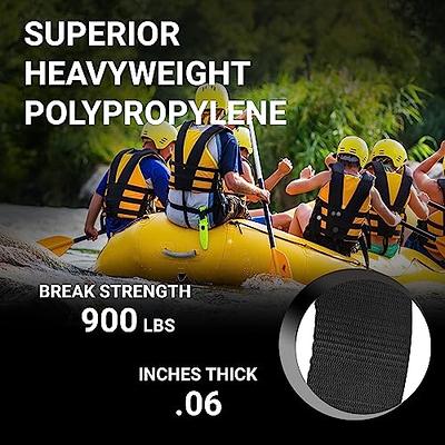 Devobunch Nylon Webbing Straps, 1 Inch Wide Heavy Duty Nylon Strap, Durable  Flat Rope Webbing, 10 And 25 Yard Roll For Backpack Strapping