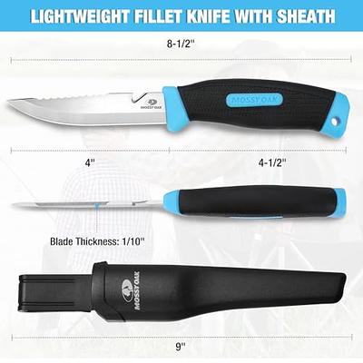 Berkley Fillet Fishing Knife with Sheath & Sharpener, Corrosion