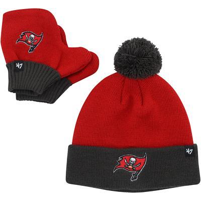 Women's Tampa Bay Buccaneers Fanatics Branded Red Iconic Cuffed Knit Hat  with Pom