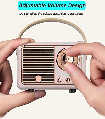 Retro Bluetooth-compatible Radio Built-in Speaker Vintage Design