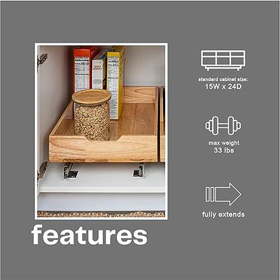 Household Essentials Glidez 11.5 2-Tier Dual Sliding Cabinet