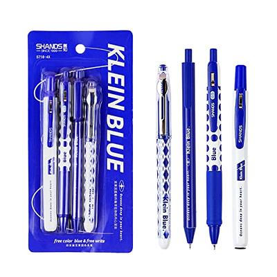 BLUE ROLLERBALL PEN 6Pcs Retractable Erasable Pens Cute Gel Pens