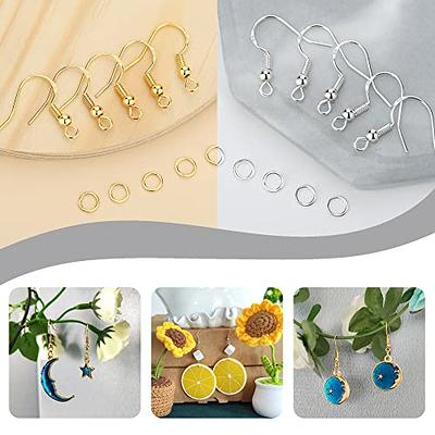 MAIBAOTA Earring Hooks for Jewelry Making, 900 Pcs Earring Making Supplies,  925 Silver and Gold Plated Hypoallergenic Earring Kits, Earring Findings,  Jump Rings, Rubber Earring Backs - Yahoo Shopping