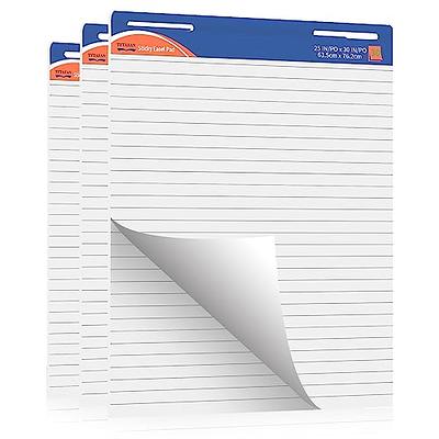 Sticky Easel Pad, 25 x 30 Inches, 30 Sheets/Pad, 4Pads, Ruled