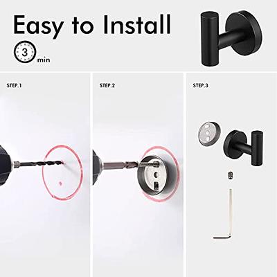 RensanR Adhesive Hooks,Hooks for Hanging Heavy Duty Wall Hooks Self  Adhesive Towel Hook Waterproof Hooks for Keys Bathroom Shower Outdoor  Kitchen Door Home Improvement Sticky Hooks - Yahoo Shopping