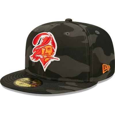 Men's New Era Black Tampa Bay Buccaneers Omaha Throwback 59FIFTY Fitted Hat