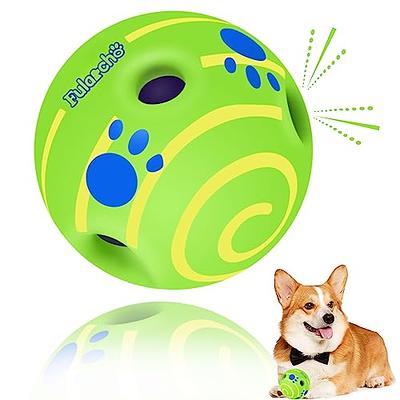 TAUCHGOE Interactive Dog Toys,（4.72in） Wobble Giggle Dog Ball for Medium  Large Dogs, Wiggle Waggle Wag Funny Sounds Squeaky Active Ball Dog Toy for  IQ Training - Yahoo Shopping