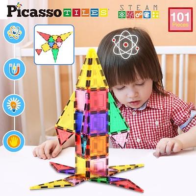 PicassoTiles Building Block Educational Construction Toys Magnet Tiles