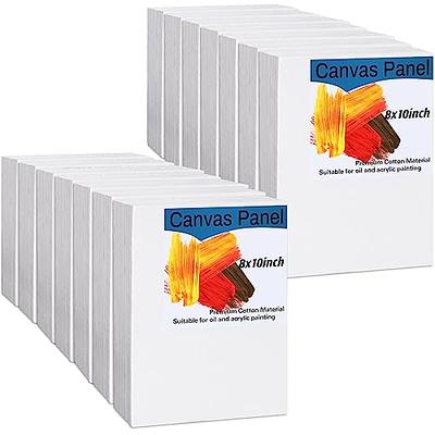 10 Pack Stretched Canvas for Painting 8x10 Blank Art Canvases for