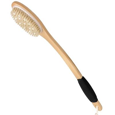 Unique Bargains Dry Brushing Body Brush Set Dual Sided Long Handle