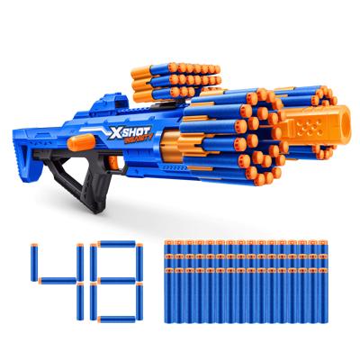 Excel 2 Reflex 6 + 2 Kickback (4 Pack + 48 Darts + 3 Shooting Targets) by  ZURU, X-Shot Red Foam Dart Blaster, Toy Blaster, Rotating Barrels, Toys for