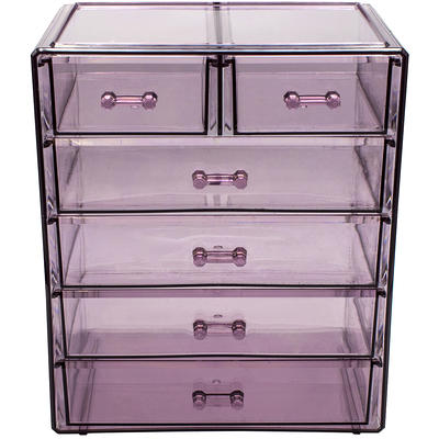 Sorbus Cosmetics Makeup and Jewelry Big Storage Case Display - Stylish Vanity, Bathroom