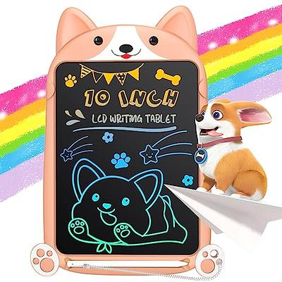  Sketch Pads for Drawing Kids, LEYAOYAO LCD Writing Tablet with  Protect Bag Etch a Pads,Colourful Screen Draw Pad Draw Board,Birthday Gifts  for 3 4 5 6 Year Old Girls(Yellow,10-Inch) : Toys